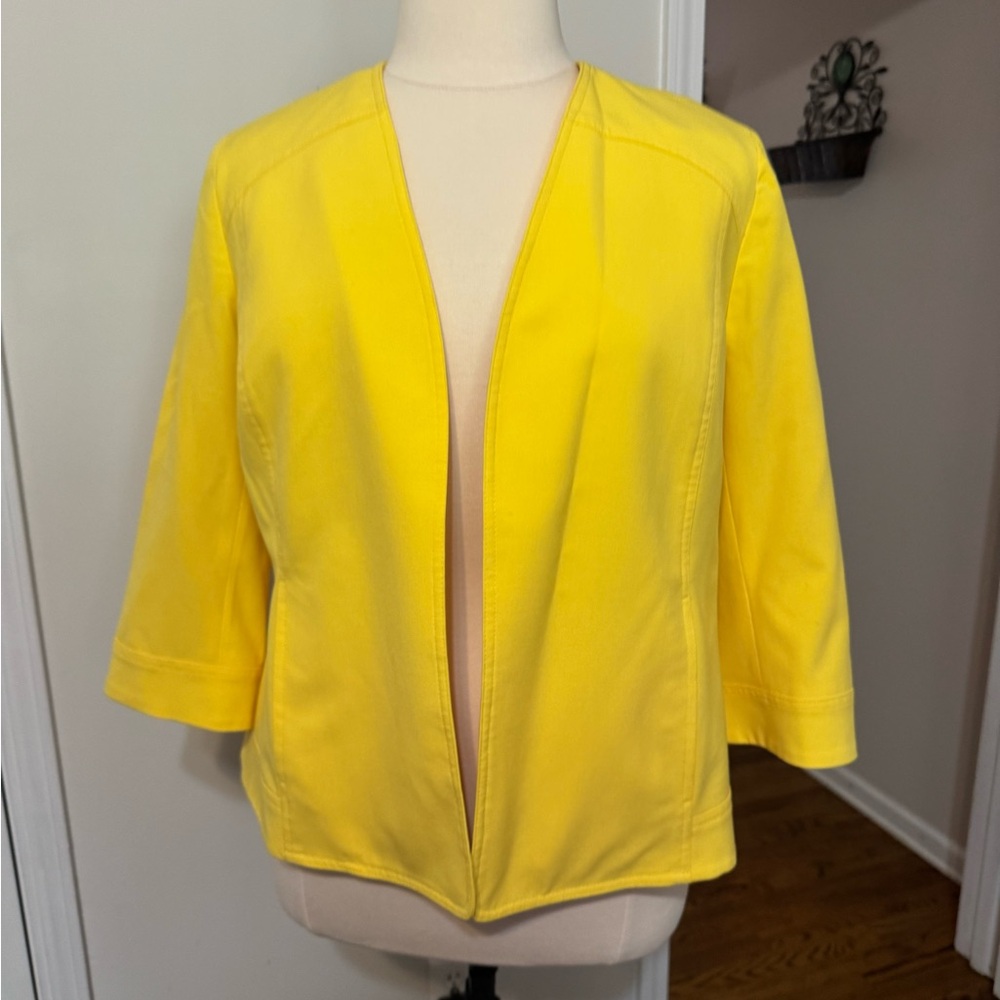 Jones Studio Vibrant Yellow Blazer